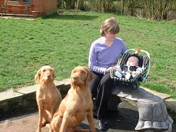 Kathryn & baby Oliver